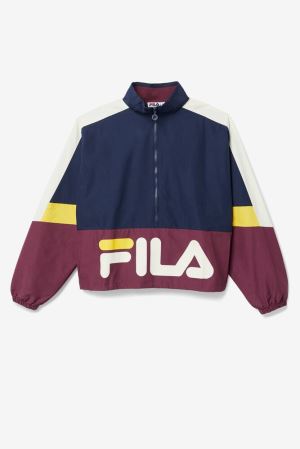 FILA Reid Track Jackets Navy,Mens Clothing | CA.MKDIHG075